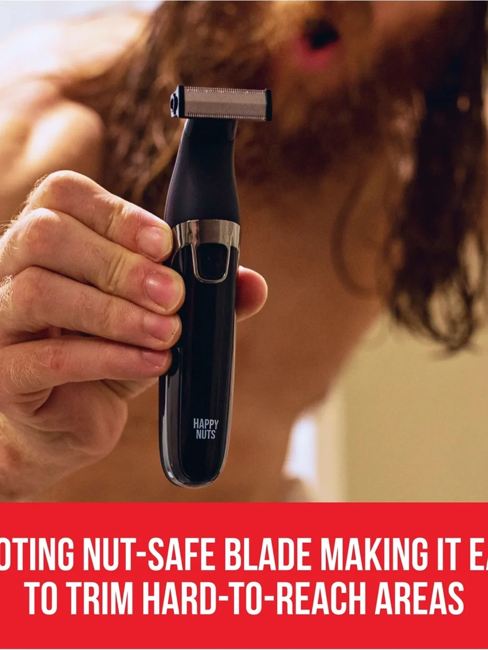 Happy Nuts The Ballber Electric Hair Trimmer - Red